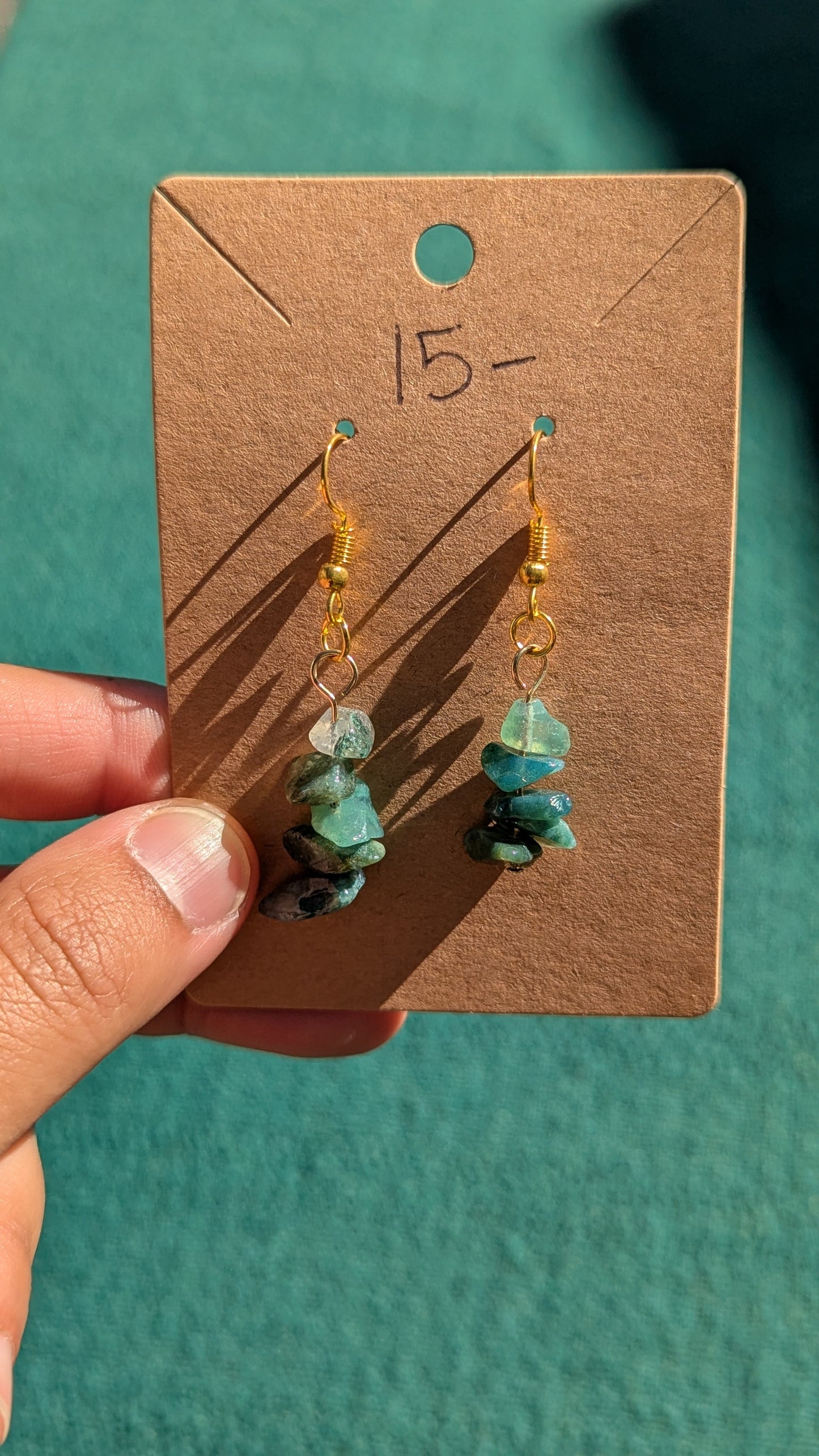 Semi-Precious Natural Stone Earrings