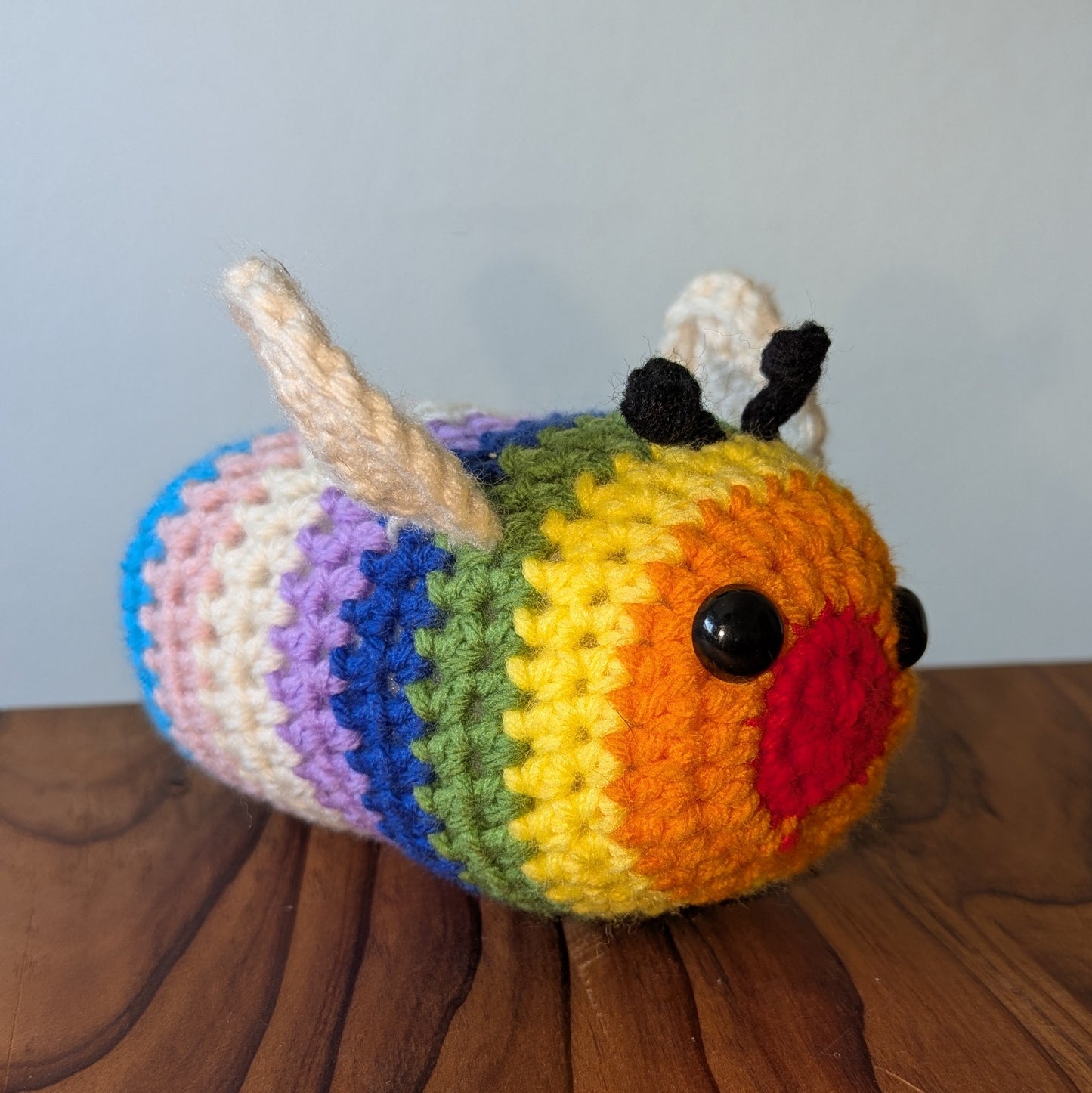 Crochet Progress Bee Amigurumi