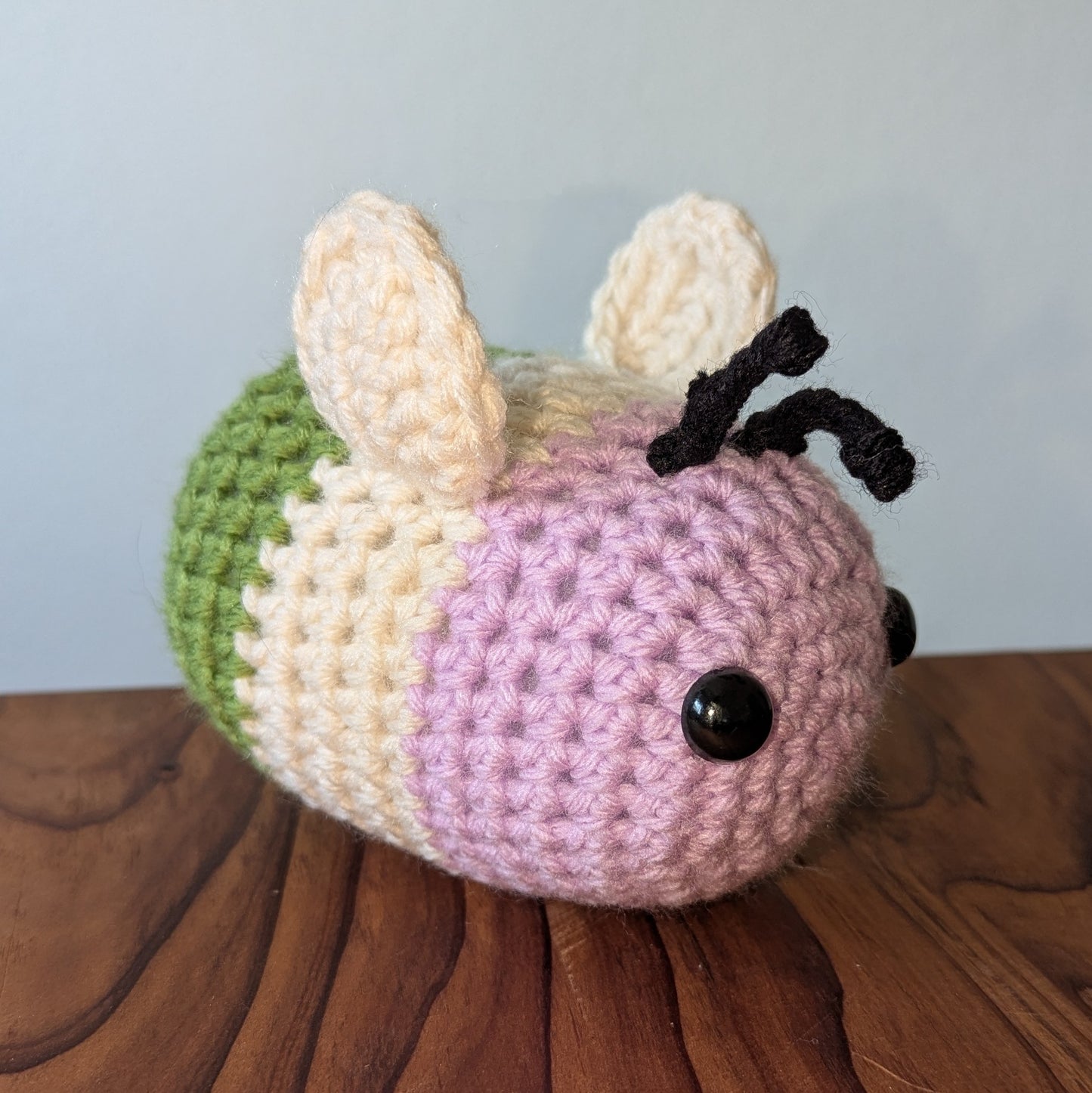 Crochet Genderqueer Bee Amigurumi