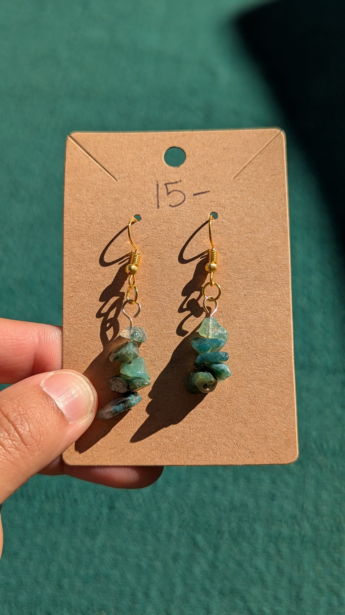 Semi-Precious Natural Stone Earrings